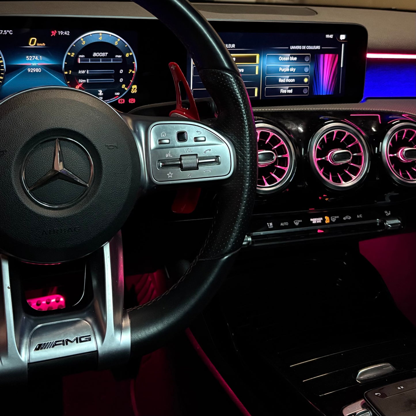 Pack éclairage d’ambiance Classe A W177